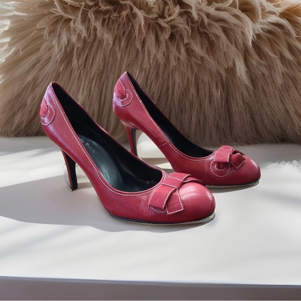 Amanda Smith Beau Leather Pump - Women’s 7.5 Hot Red Great Condition